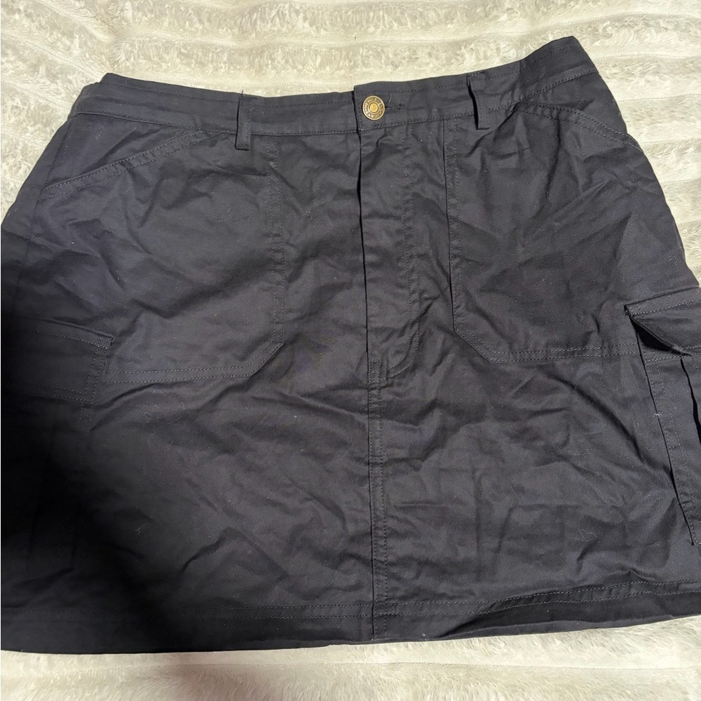SHEIN Charcoal Utility Skirt